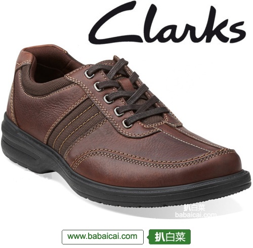 Clarks 其乐 Sherwin Way 男士休闲鞋 (原价$90，现6.5折)公码8折后$46.71