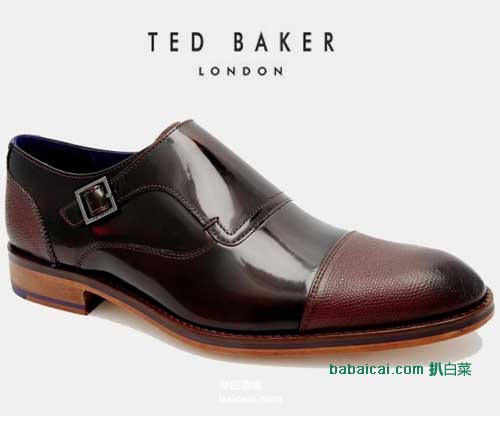 Ted Baker 泰德贝克 男士复古休闲皮鞋（原价$240，现$153）,公码7折后实付$107.1
