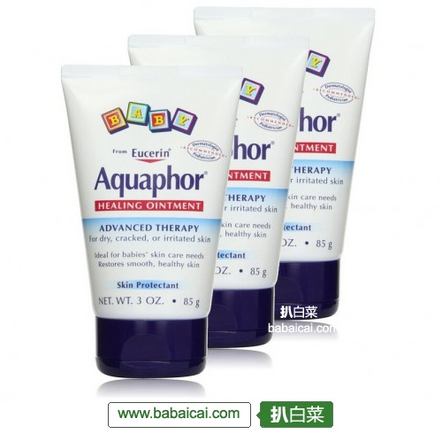 Aquaphor 优色林 宝宝万用修复软膏 85g*3支装,折后$15.91